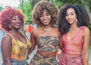 a group of Guyanese women smiling, Ai generated